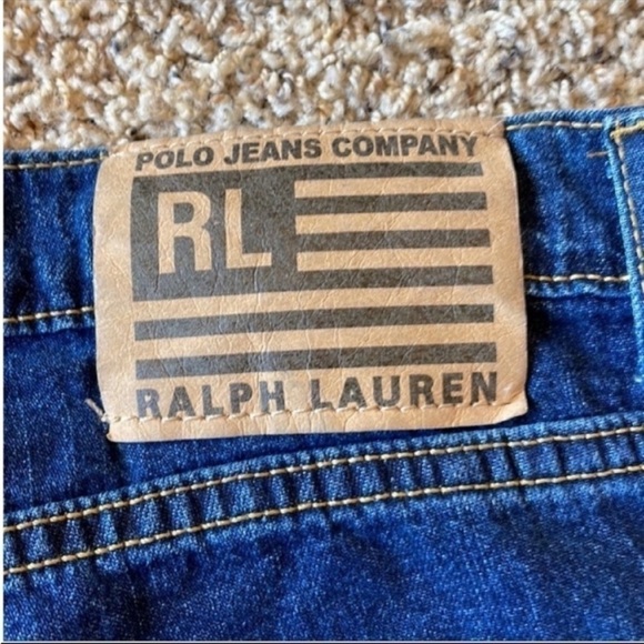 Polo by Ralph Lauren Vintage Woman's 14 Straight Leg 90's Saturday Jeans - Picture 7 of 7